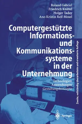 Gabriel / Knittel / Taday |  Computergestützte Informations- und Kommunikationssysteme in der Unternehmung | eBook | Sack Fachmedien