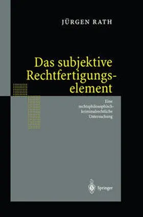 Rath | Das subjektive Rechtfertigungselement | E-Book | www2.sack.de