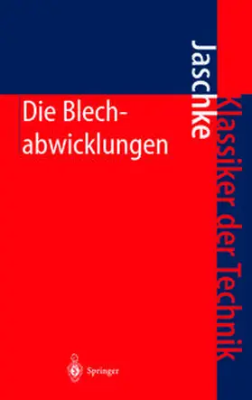 Jaschke |  Die Blechabwicklungen | eBook | Sack Fachmedien