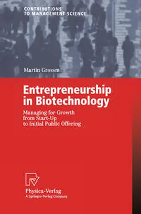 Grossmann |  Entrepreneurship in Biotechnology | eBook | Sack Fachmedien