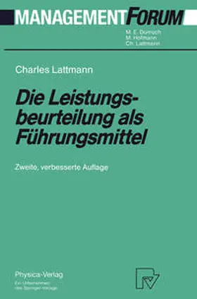 Lattmann |  Die Leistungsbeurteilung als Führungsmittel | eBook | Sack Fachmedien