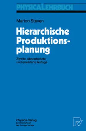 Steven |  Hierarchische Produktionsplanung | eBook | Sack Fachmedien