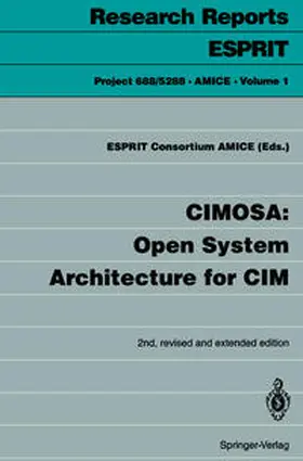  CIMOSA: Open System Architecture for CIM | eBook | Sack Fachmedien