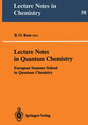 Roos |  Lecture Notes in Quantum Chemistry | eBook | Sack Fachmedien