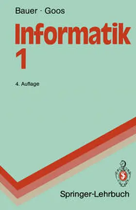 Bauer / Goos |  Informatik 1 | eBook | Sack Fachmedien