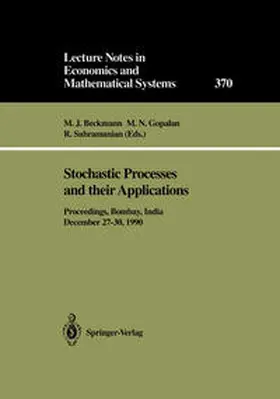 Beckmann / Gopalan / Subramanian | Stochastic Processes and their Applications | E-Book | sack.de