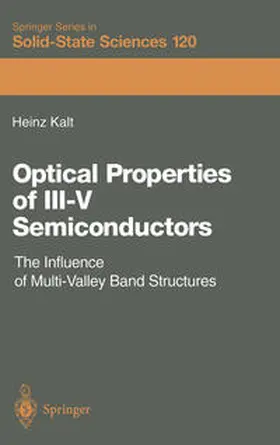 Kalt |  Optical Properties of III–V Semiconductors | eBook | Sack Fachmedien