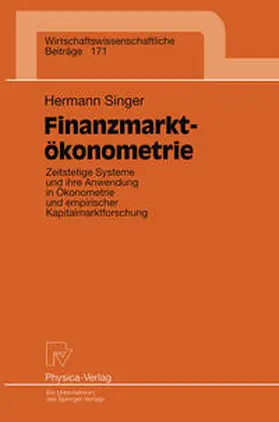 Singer |  Finanzmarktökonometrie | eBook | Sack Fachmedien