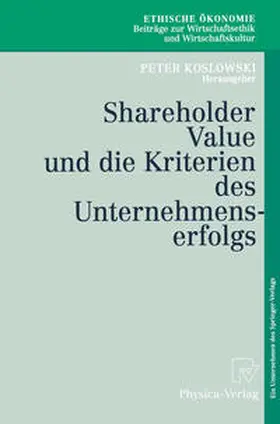 Koslowski | Shareholder Value und die Kriterien des Unternehmenserfolgs | E-Book | sack.de