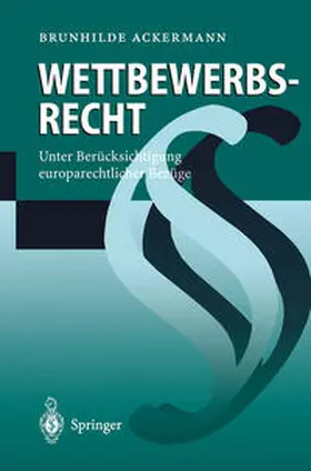 Ackermann |  Wettbewerbsrecht | eBook | Sack Fachmedien