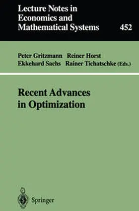 Gritzmann / Horst / Sachs | Recent Advances in Optimization | E-Book | sack.de