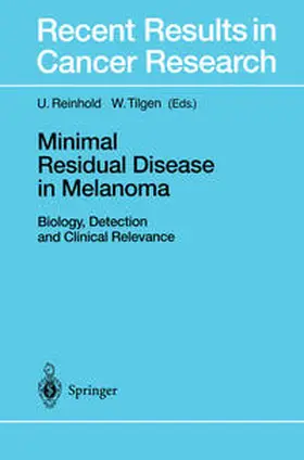 Reinhold / Tilgen |  Minimal Residual Disease in Melanoma | eBook | Sack Fachmedien