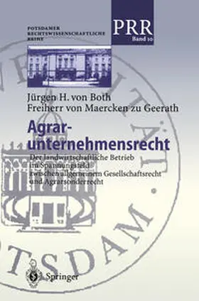  Agrar-unternehmensrecht | eBook | Sack Fachmedien