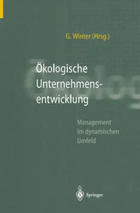 Winter |  Ökologische Unternehmensentwicklung | eBook | Sack Fachmedien