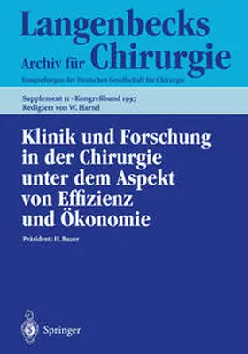  Klinik und Forschung in der Chirurgie unter dem Aspekt von Effizienz und Ökonomie | eBook | Sack Fachmedien