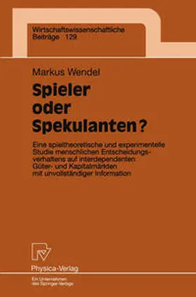 Wendel | Spieler oder Spekulanten? | E-Book | www2.sack.de