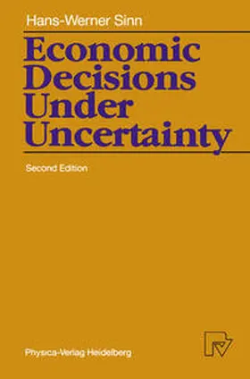 Sinn |  Economic Decisions Under Uncertainty | eBook | Sack Fachmedien