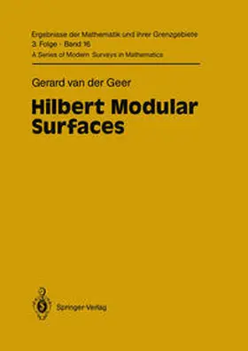Geer |  Hilbert Modular Surfaces | eBook | Sack Fachmedien