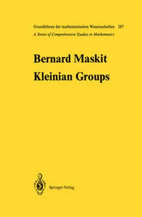 Maskit |  Kleinian Groups | eBook | Sack Fachmedien