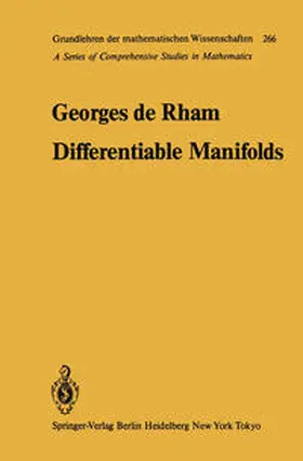 Rham | Differentiable Manifolds | E-Book | sack.de