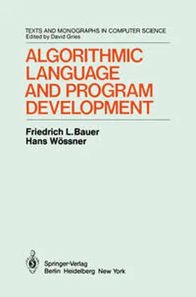 Bauer / Wössner |  Algorithmic Language and Program Development | eBook | Sack Fachmedien