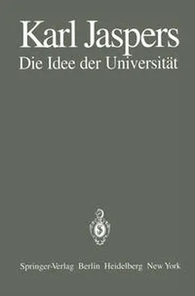 Jaspers | Die Idee der Universität | E-Book | www2.sack.de