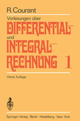 Courant | Vorlesungen über Differential- und Integralrechnung | E-Book | sack.de