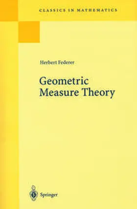 Federer | Geometric Measure Theory | E-Book | sack.de