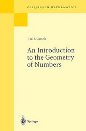 Cassels |  An Introduction to the Geometry of Numbers | eBook | Sack Fachmedien