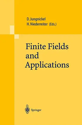 Niederreiter / Jungnickel |  Finite Fields and Applications | Buch |  Sack Fachmedien