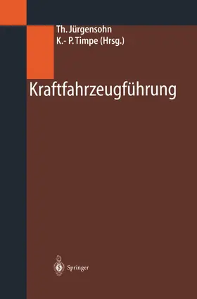 Timpe / Jürgensohn |  Kraftfahrzeugführung | Buch |  Sack Fachmedien