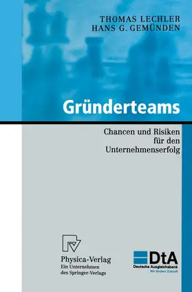 Gemünden / Lechler | Gründerteams | Buch | 978-3-642-63273-0 | www2.sack.de