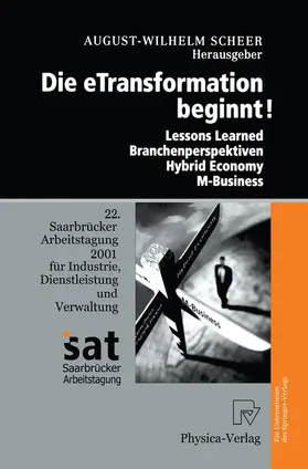 Scheer |  Die Etransformation Beginnt! | Buch |  Sack Fachmedien