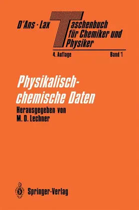 Heiland / Steinmeier / Lechner |  Taschenbuch für Chemiker und Physiker | Buch |  Sack Fachmedien