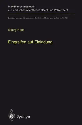 Nolte |  Eingreifen auf Einladung | Buch |  Sack Fachmedien