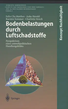 Matthes / Herold / Sommer |  Bodenbelastungen durch Luftschadstoffe | Buch |  Sack Fachmedien