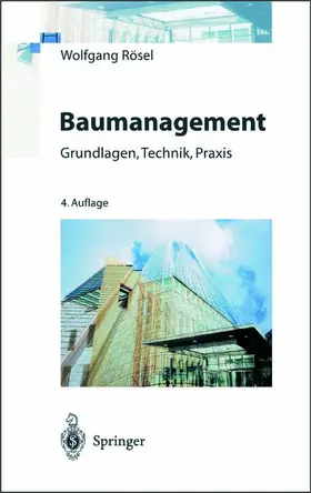Rösel |  Baumanagement | Buch |  Sack Fachmedien