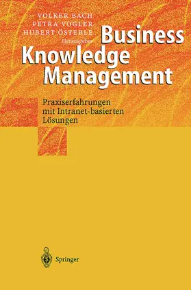 Bach / Vogler / Österle |  Business Knowledge Management | Buch |  Sack Fachmedien