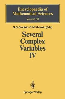 Gindikin / Khenkin |  Several Complex Variables IV | Buch |  Sack Fachmedien