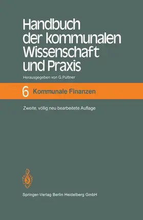 Püttner |  Handbuch der kommunalen Wissenschaft und Praxis | Buch |  Sack Fachmedien