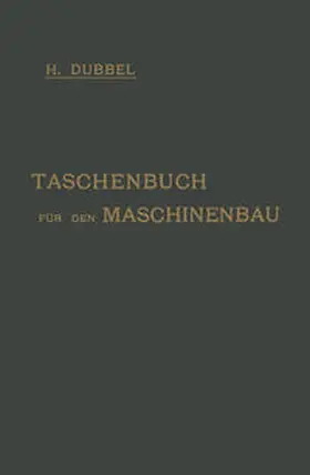 Dubbel |  Taschenbuch für den Maschinenbau | eBook | Sack Fachmedien