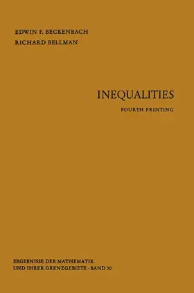 Bellman / Beckenbach |  Inequalities | Buch |  Sack Fachmedien
