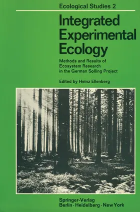 Ellenberg |  Integrated Experimental Ecology | Buch |  Sack Fachmedien