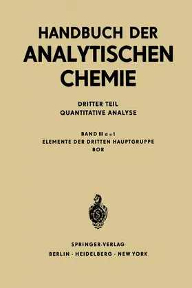Wünsch / Umland |  Elemente der Dritten Hauptgruppe Bor | Buch |  Sack Fachmedien