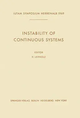 Leipholz |  Instability of Continuous Systems | eBook | Sack Fachmedien