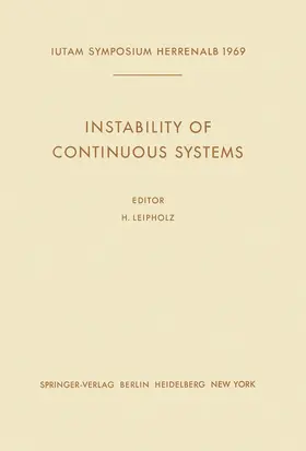 Leipholz |  Instability of Continuous Systems | Buch |  Sack Fachmedien