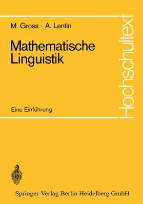 Gross / Lentin |  Mathematische Linguistik | Buch |  Sack Fachmedien