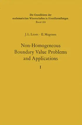 Lions / Magenes |  Non-Homogeneous Boundary Value Problems and Applications | eBook | Sack Fachmedien