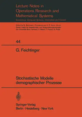 Feichtinger |  Stochastische Modelle demographischer Prozesse | eBook | Sack Fachmedien