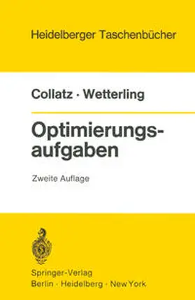 Collatz / Wetterling |  Optimierungsaufgaben | eBook | Sack Fachmedien